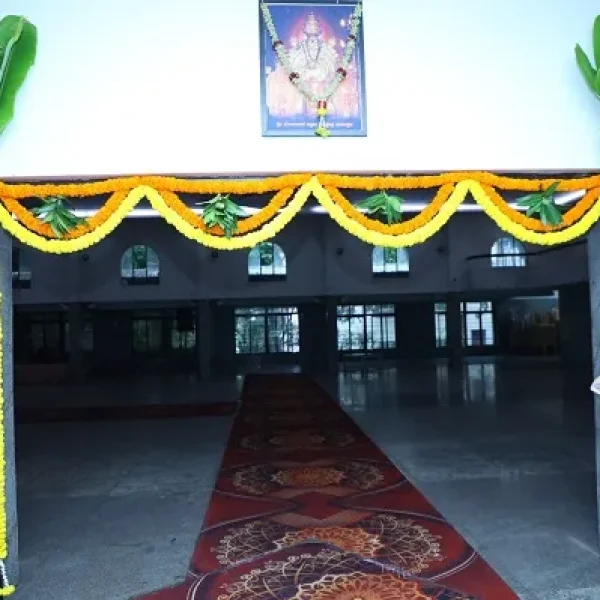 Upanayana decoration at Dharmasthala Manjunatha kalyana maantapa