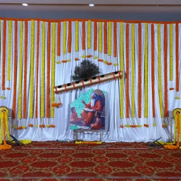 Upanayana decoration at Dharmasthala Manjunatha kalyana maantapa