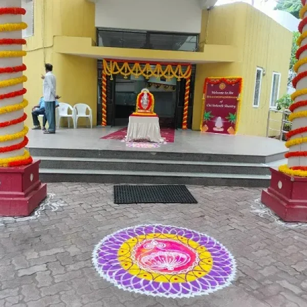 Upanayana decoration at Dharmasthala Manjunatha kalyana maantapa