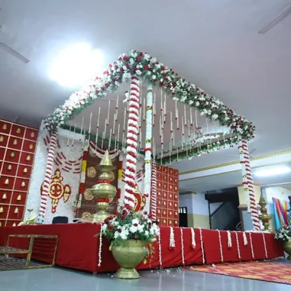 Upanayana decoration at Uttaradi Mutt