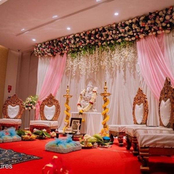 Engagement brahmin wedding decoration
