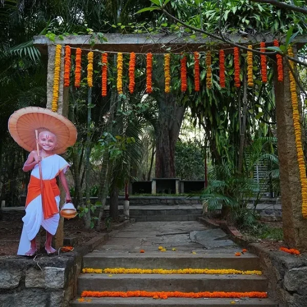 Upanayana decoration at sridhara srigudda centre