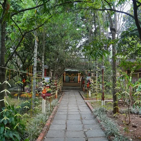 Upanayana decoration at sridhara srigudda centre