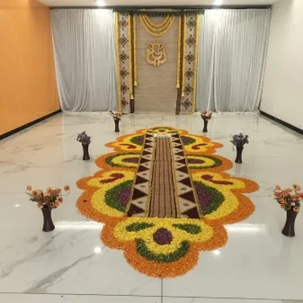 upanayana decoration at sattva misty charm apartment